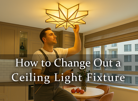 How to Change Out a Ceiling Light Fixture?