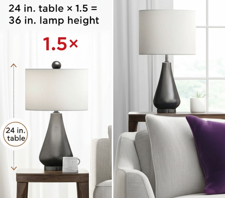 How to Choose the Right Height and Size for Table Lamps?