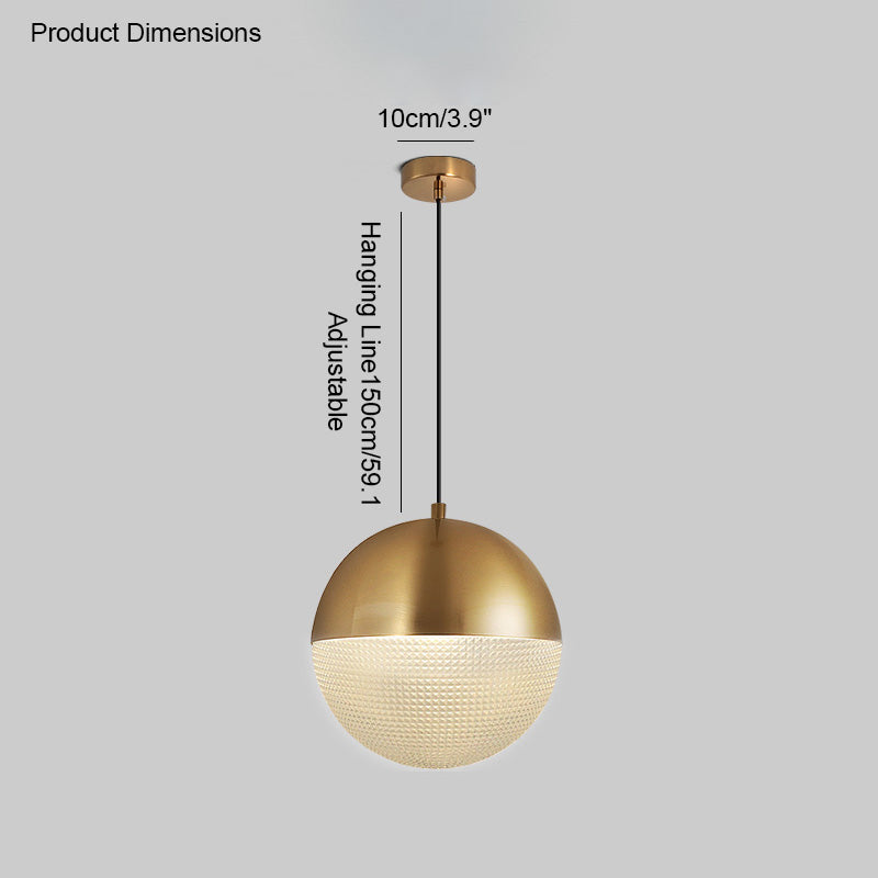 WOW Prismatic/Milk Glass Globe Pendant Light-wow2065