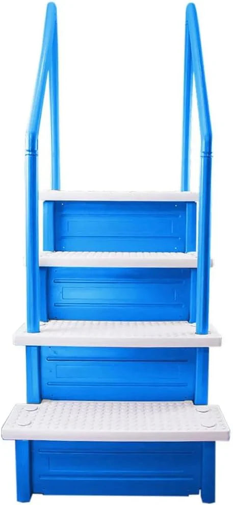 Select Anti-Slip in-Pool Steps | Gray | for Above Ground Swimming Pools | Can Mount to Decks 48