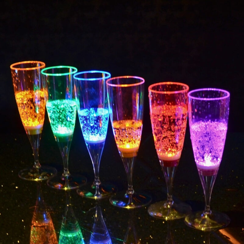 LED Luminous Wine Glass(6 PCS)