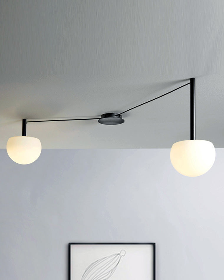 WOW Custom Frosted Glass Globe Ceiling Light-WOW1029