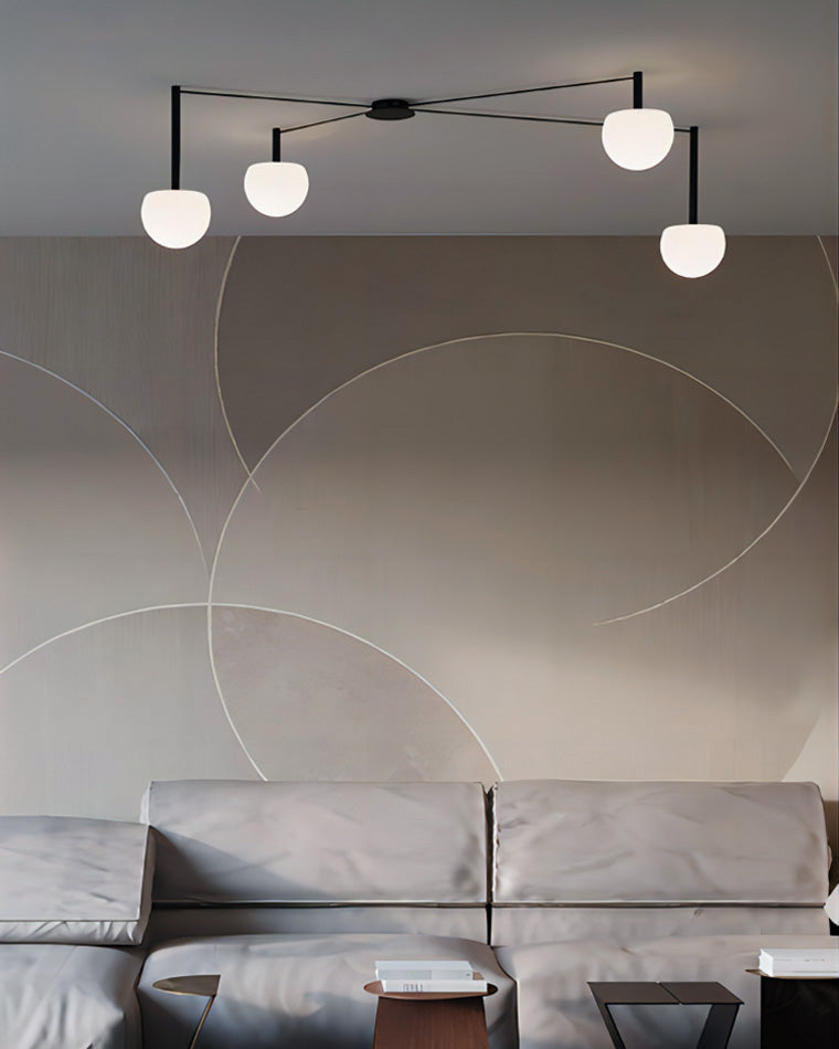 WOW Custom Frosted Glass Globe Ceiling Light-WOW1029
