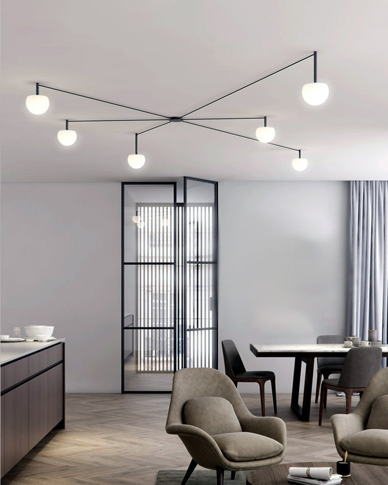 WOW Custom Frosted Glass Globe Ceiling Light-WOW1029