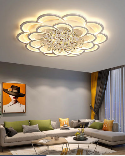 WOW Big Flower Crystal Ceiling Light-WOW1078