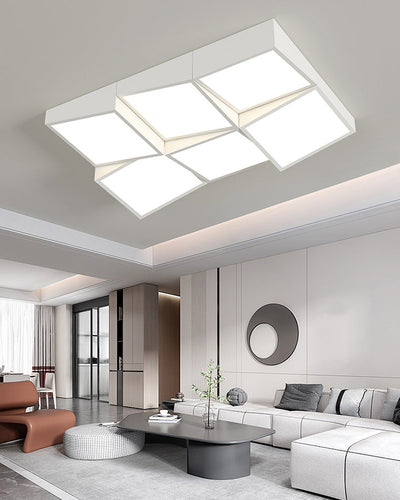 WOW Square/Scalloped Flush Mount Ceiling Light-WOW1079