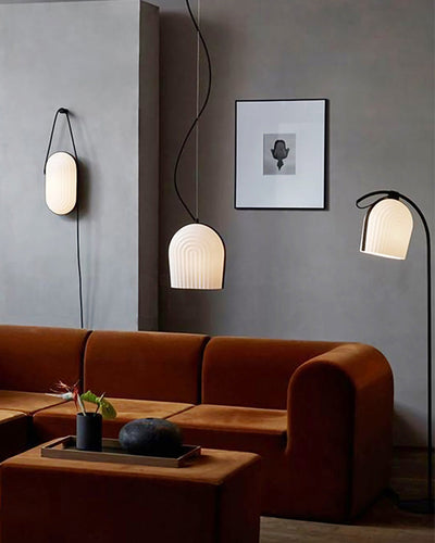 WOW Pleated Arc Floor Lamp for Reading-wow7033