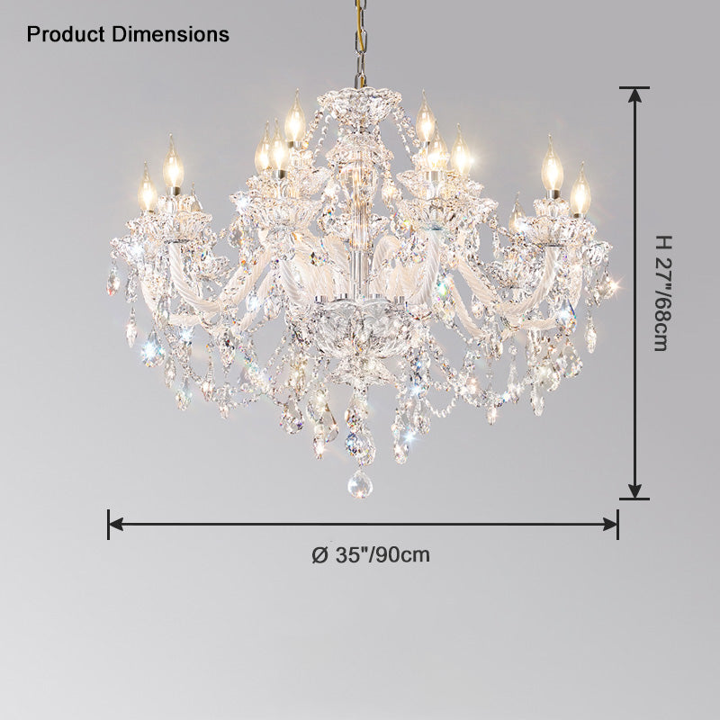 WOW Victorian Crystal Prism Chandelier-wow2340