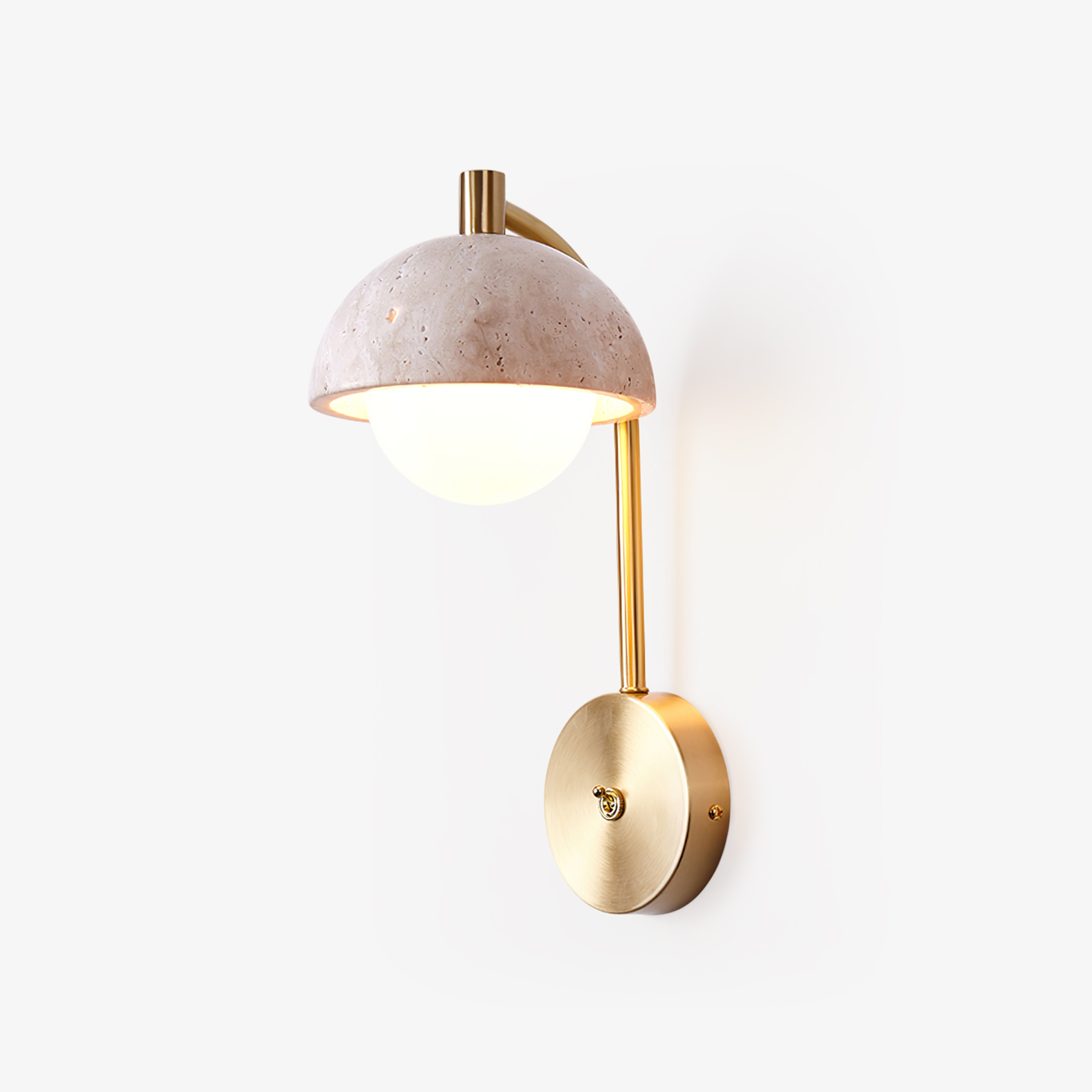 WOW Vellum Travertine Wall Lamp