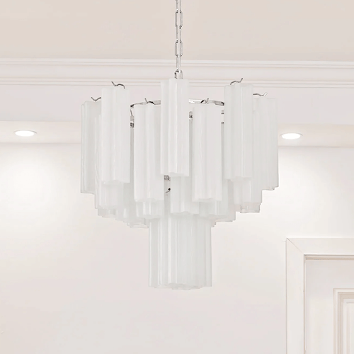 WOW Frosted Glass Tubes Gorgeous Chandelier-WOW5246