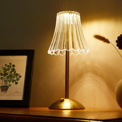 Vintage LED Skirt Cordless Table Lamp