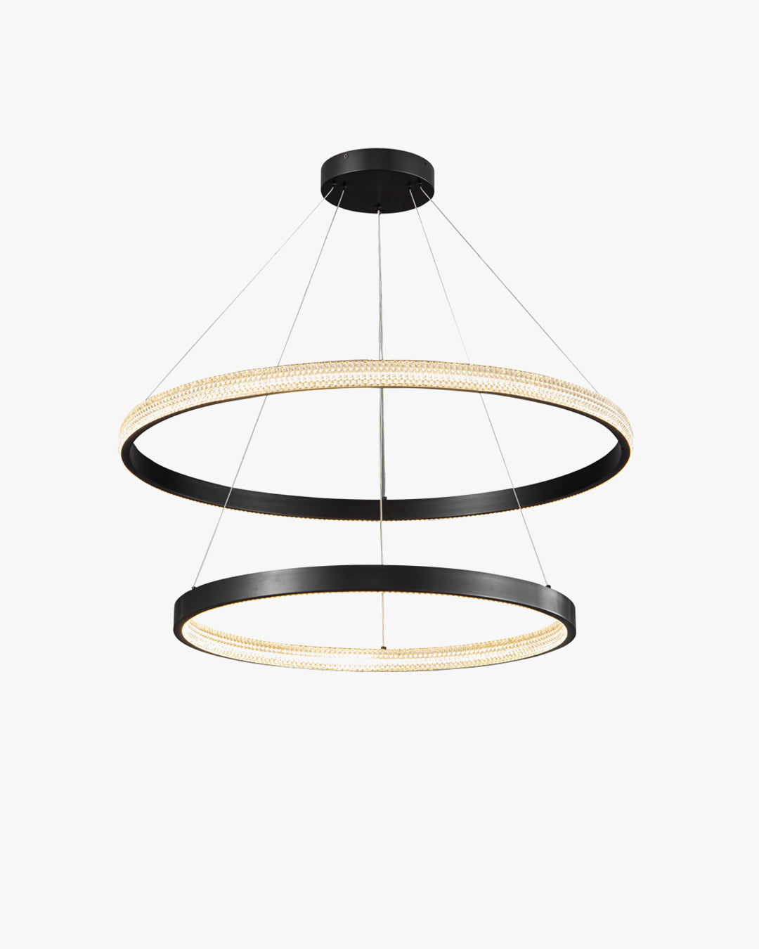 WOW Tiered Circular Led Brass Chandelier-wow2347