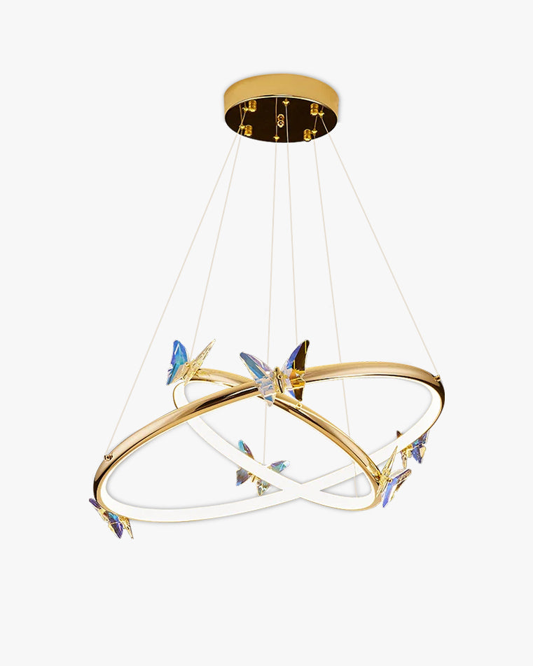 WOW Butterfly Circular Led Chandelier-wow2802