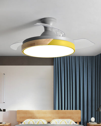 WOW Scandi Low Profile Ceiling Fan Lamp-wow5077