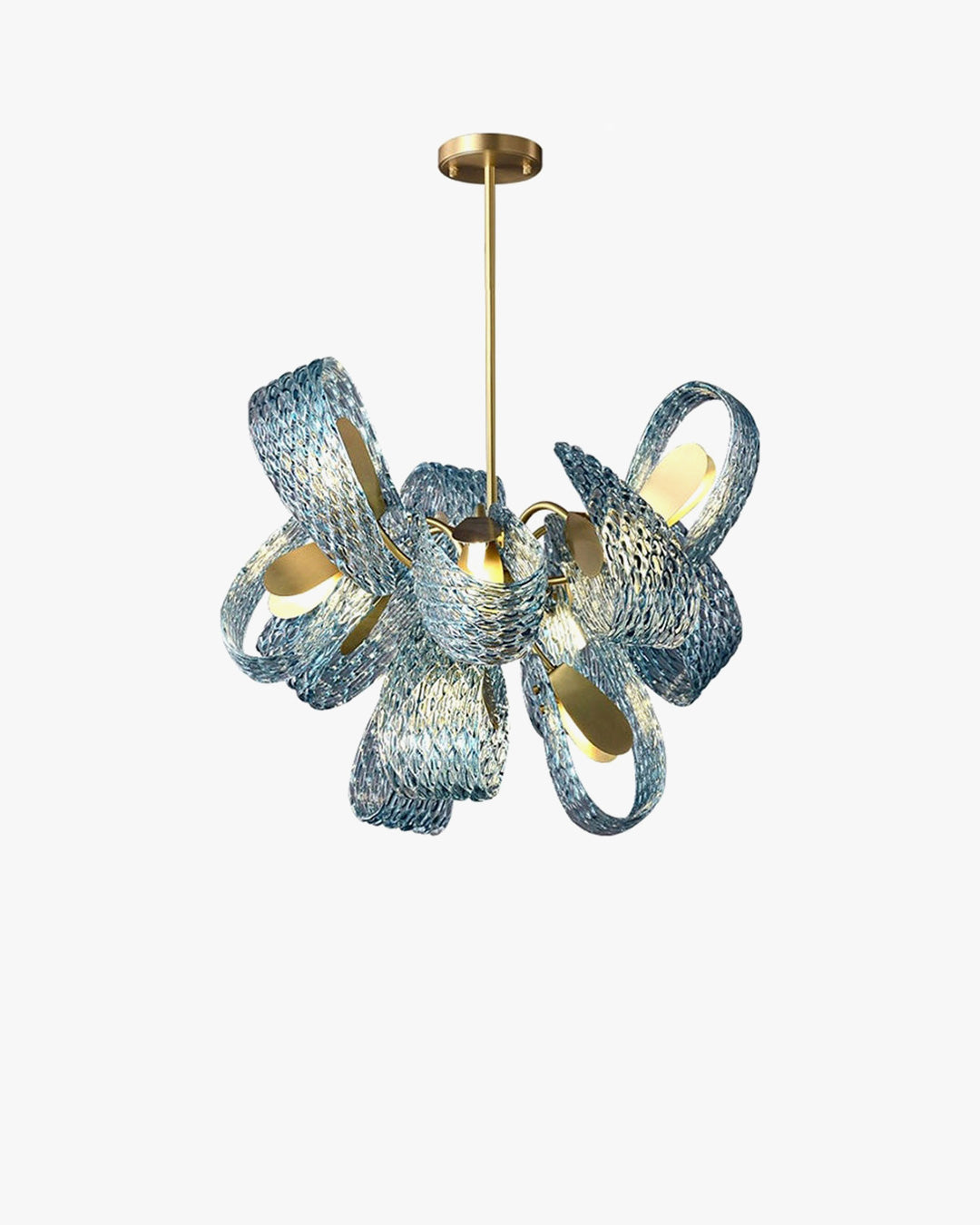 WOW Peacock Art Glass Chandelier-wow2213b