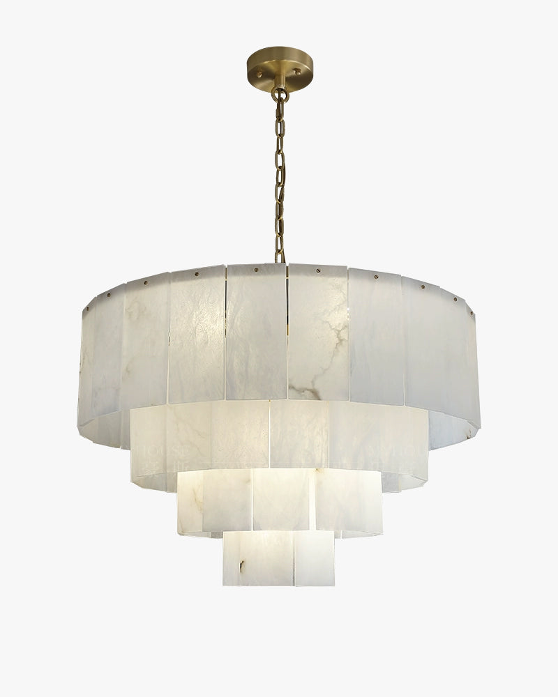 WOW Tiered Alabaster Chandelier-wow2829