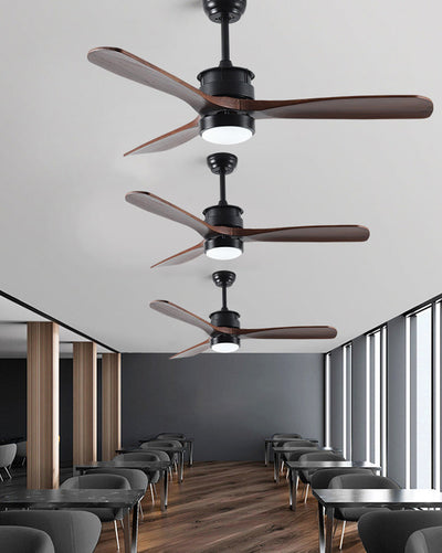WOW 3 Blade Black Ceiling Fan Lamp-wow5075