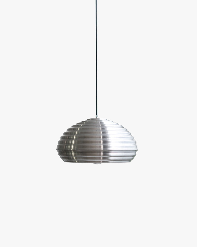 WOW Silver Fluted Dome Pendant Light-wow2660