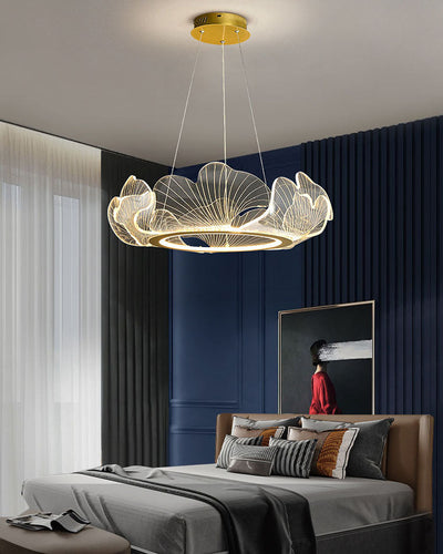 WOW Acrylic Ginkgo Leaf Chandelier-wow2000