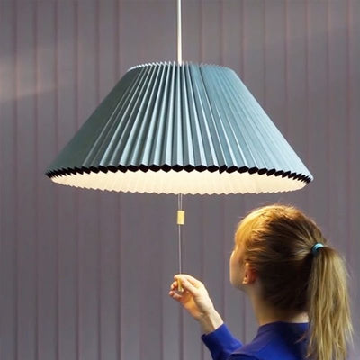 Pleated Umbrella Simple Fabric Pendant Lights