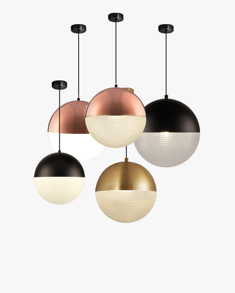 WOW Prismatic/Milk Glass Globe Pendant Light-wow2065