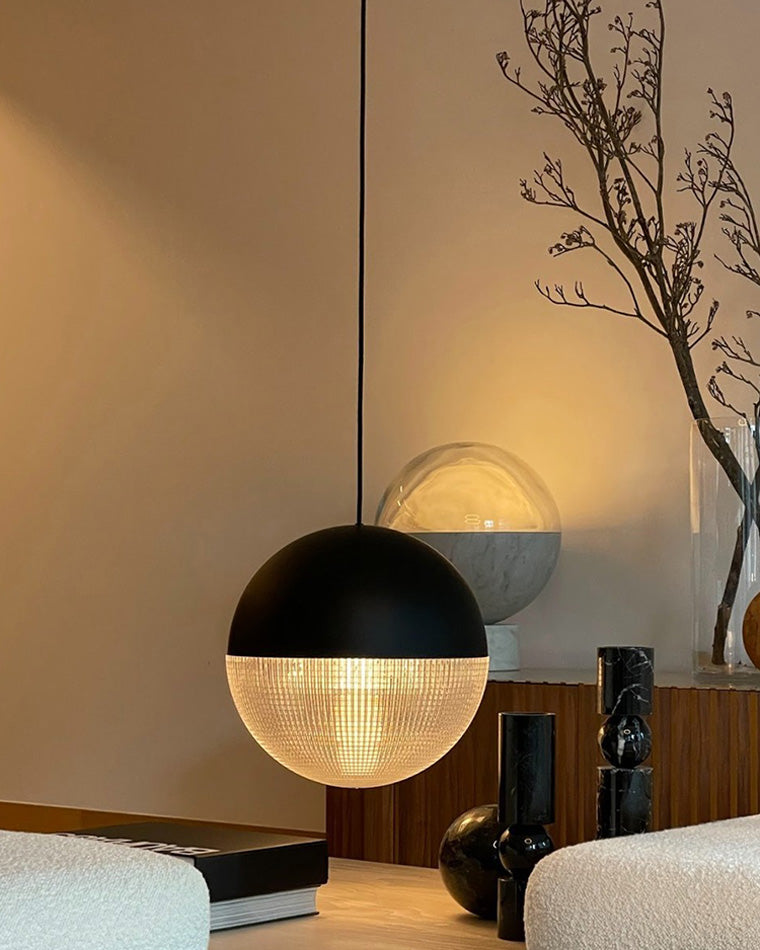 WOW Prismatic/Milk Glass Globe Pendant Light-wow2065