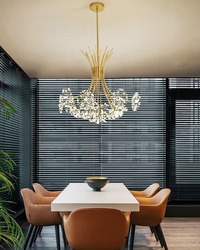 WOW Gypsophila Bouquet Crystal Flower Chandelier-WOW2077