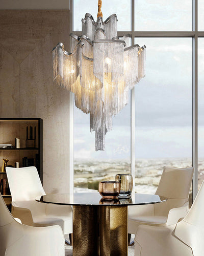WOW Fringe Tiered Chandelier-WOW2079