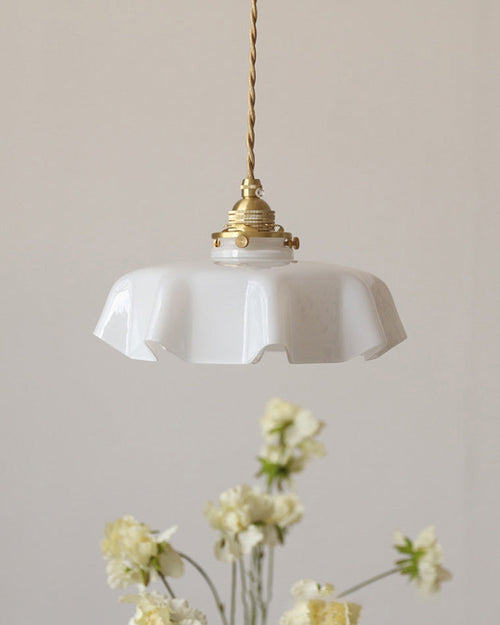 WOW Retro Coloured/Pink Glass Pendant Light-WOW2084