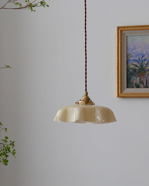 WOW Retro Coloured/Pink Glass Pendant Light-WOW2084