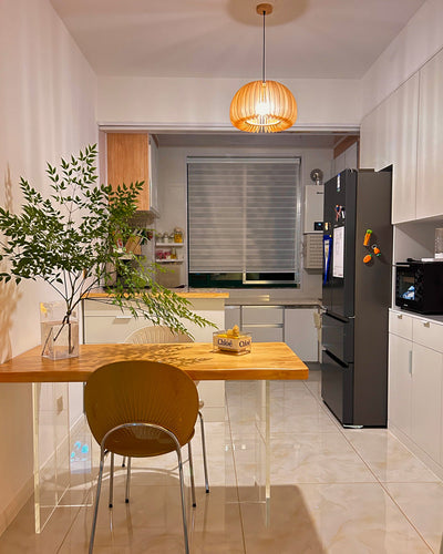 WOW Pumpkin Wood Pendant Light-wow2105