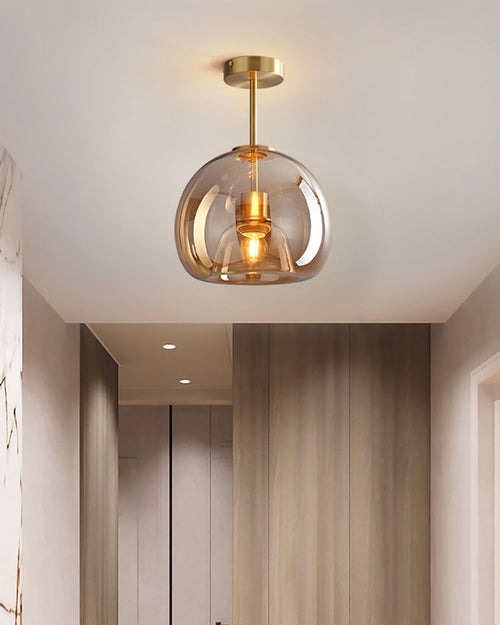 WOW Smoked/Amber Blown Glass Pendant Light-wow2108