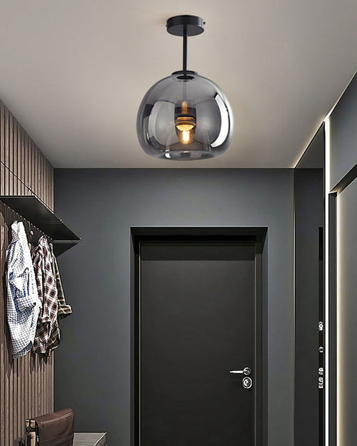 WOW Smoked/Amber Blown Glass Pendant Light-wow2108