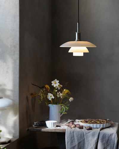 WOW Danish Designer Milk Glass Pendant Lamp-wow2116