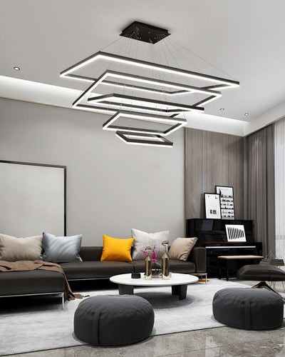 WOW Tiered Rectangular Chandelier-wow2120