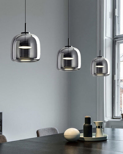 WOW Drum Blown Glass Pendant Light-wow2145