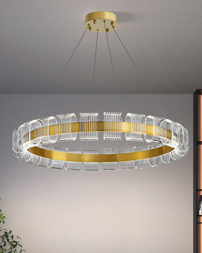 WOW Gold Circular Led Chandelier-wow2166