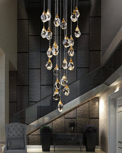 WOW Rock Crystal Rain Chandelier-wow2189
