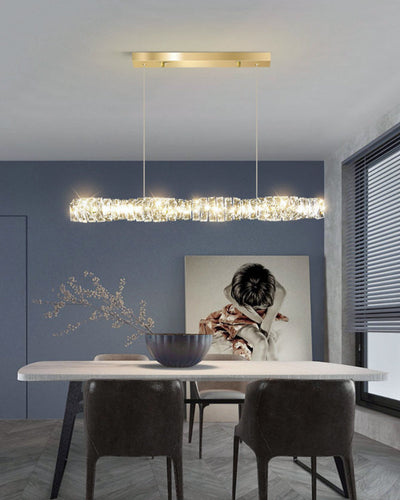 WOW Twist Linear Crystal Chandelier-wow2193