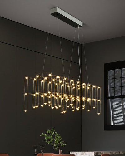 WOW Rectangular Sculptural Chandelier-WOW2200