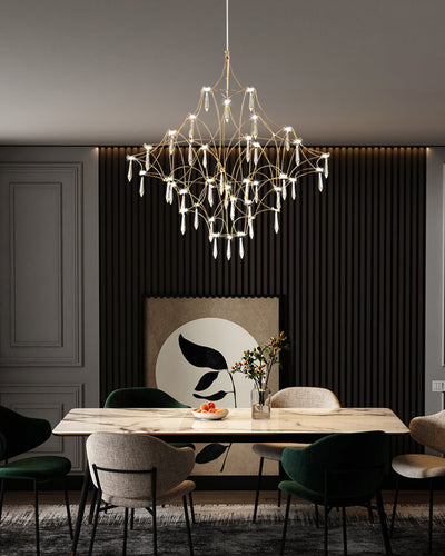 WOW Large Sculptural Crystal Chandelier-wow2201