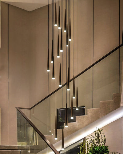 WOW Cone Spiral Cascading Chandelier-wow2204