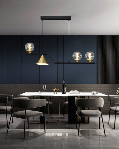 WOW Linear Glass Globe Chandelier-wow2257