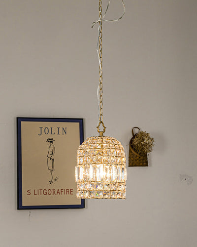 WOW Birdcage Crystal Pendant Light-wow2343