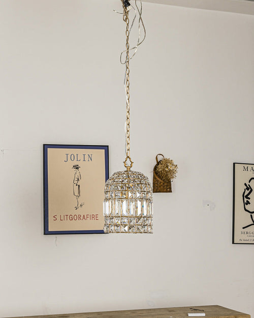 WOW Birdcage Crystal Pendant Light-wow2343