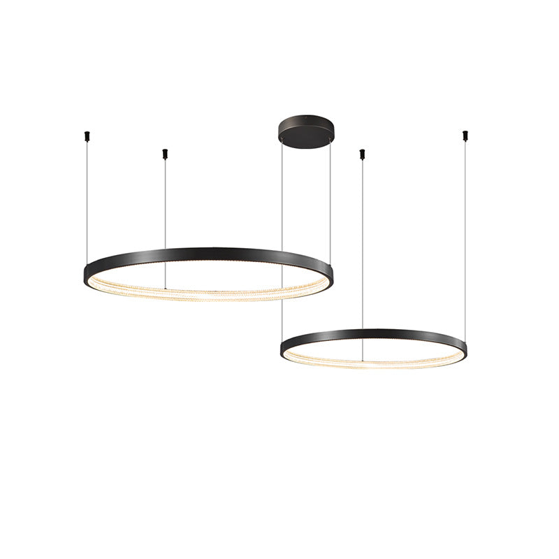 WOW Tiered Circular Led Brass Chandelier-wow2345