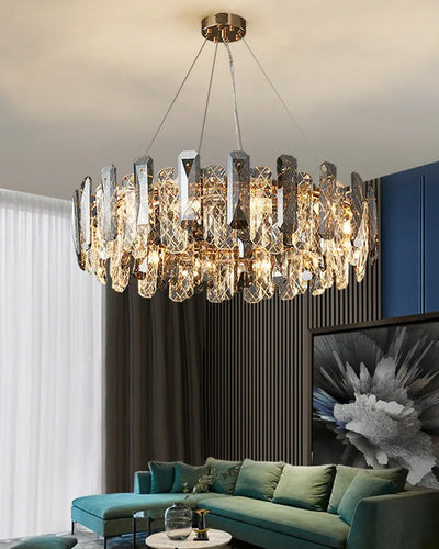 WOW Smoked Crystal Round Chandelier-wow2363