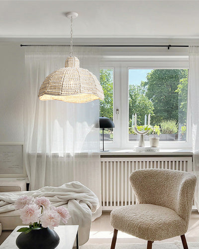 WOW White Beaded Dome Pendant Light-wow2370