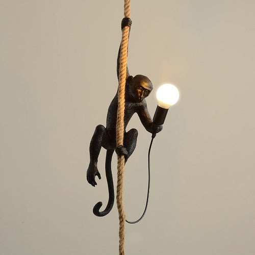 WOW Monkey Rope Pendant Light-wow2467