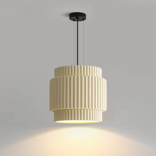 WOW Ribbed Drum Pendant Light-wow2469